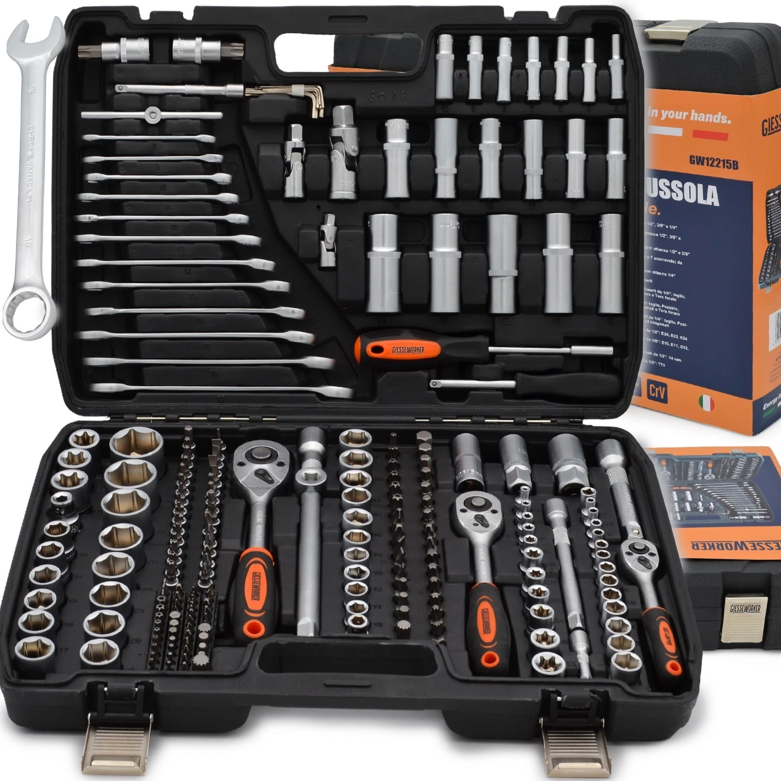 Set Chiavi a Bussola in  Valigetta 216pz