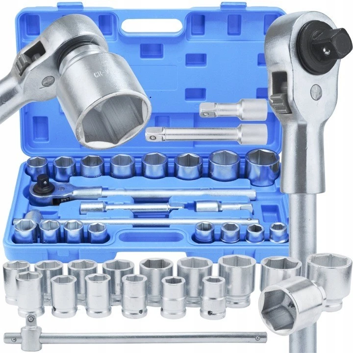 Set Chiavi Bussola 19 50 mm Cricchetto Camion Trattore 3/4